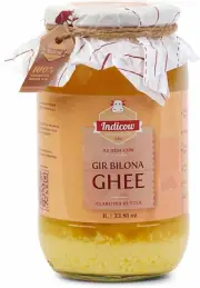 A2 Desi Cow Ghee, Clarified Butter| Grass Fed Cows | (1000Ml(33.8Oz), Gir Cow Gh