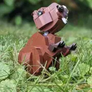 New Capybara Model Building Blocks Set Cute Forest Animal Water Hog Pigs DIY