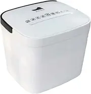Mini Shredder Paper,4x30mm Shredded Paper Specifications,Desktop Portable Document Shredder with 3.5L Trash can for Office, Home,White
