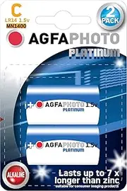 AgfaPhoto 70104 Baby C LR 14 Battery (Pack of 2)