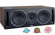 Elac UCR52-BK 5 1/4” Uni-Fi Reference Center Speaker - Black with Walnut