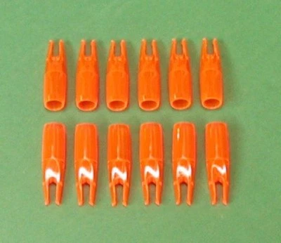 Bohning AFC 1960 Carbon Arrow Replacement Nocks - Flo Red - New Dozen