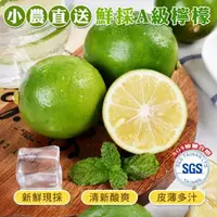 在飛比找森森購物網優惠-【禾鴻】SGS檢驗屏東小農直送鮮採A級檸檬3斤x1盒