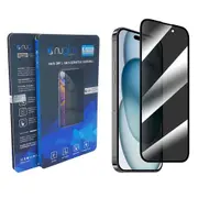 Nuglas Screen Protector Privacy Full Cover 3D Tempered Glass iPhone 15 Pro Max