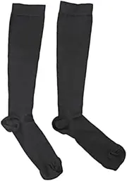NOLITOY 1 Pair Compression Socks Calf Socks Knee High Stockings Socks Firm Support Leg Compression Sleeve Support Stockings Wide Calf Stockings Calf Sleeves Thigh High Stockings Black