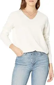 [QUALFORT] Women's Crewneck Sweater Pullover Soft Knitted Sweaters