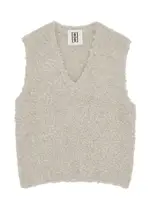 BY Malene Birger Kelsey Alpaca-blend Bouclé Vest - Grey - S S
