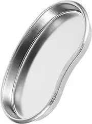 Alipis Tattoo Tray Hair Tray for Hair Stylist Stainless Steel Platter Tattoo Sanitation Supplies Working Lab Pan Bathroom Organizer Plate Silver Stainless Steel