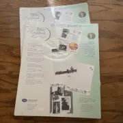 2 Creative Memories 12”x15” Large White Refill Scrapbook Pages SEALED RCM-15S