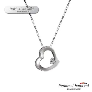 PERKINS 伯金仕 - Heart系列 18K金鑽石項鍊