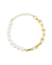 Chloe and Madison Plated Link Bracelet
