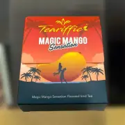 Teariffic Magic Mango Sensation Herb Boost Energy Tea 1 Box (12 Sachets)