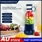 Multifunctional Electric Juicer Leakproof Juicers Bottle Outdoor (Dark Blue)