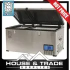 Brass Monkey Fridge & Freezer 80L Portable Dual Zone with LG Compressor GH1646