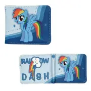 New Rainbow Dash MY LITTLE PONY BiFold Wallet Standard Size Credit Card Billfold