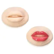 BRAWNA 2 PC - 3D Lip Blush Practice Skin for PMU Machine - Microblading Supply