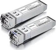 10Gtek for Ubiquiti Transceiver, a Pair of 10GBASE SFP+ Bidi Transceiver Module, 10-20KM
