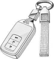 ontto PC Car Key fob Cover Fit for Honda Stepwgn Released Elysion Mpv Civic For Hr-v Crv Agreement Odyssey 2013-2018 3 buttons smart Key case Shell keyring Key holder bag keychian accessories