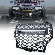 Xprite Steel Mesh Grille w/ LED Light Bar for 17-18 Polaris RZR XP 1000 Turbo