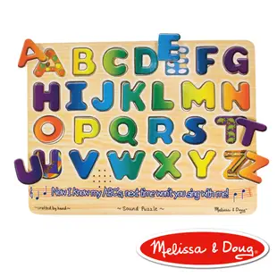 美國瑪莉莎 Melissa & Doug 聲音拼圖 - 英文字母學習