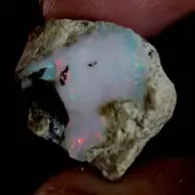 Enchant Ethiopian 13.80 Ct "Play-Of-Color" Fire Opal Raw/Rough Specimen Gemstone