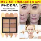 PHOERA 6Colors Makeup Contour Face Cream Concealer Palette Professional for Acne