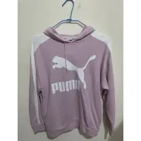 在飛比找蝦皮購物優惠-Puma 粉紫色帽T