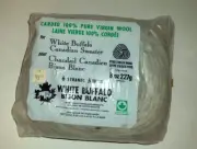 Roving WHITE BUFFALO CANADIAN 100% VIRGIN WOOL 8 Oz YARN KNITTING FIBER ARTS