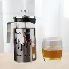French Press Coffee Maker Coffee Pot Portable Pitcher Heat Resistant Glass