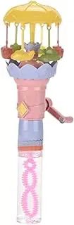 Toddler Bubble Wand,Lighted Carousel Blower - Kids Bubble Wand Interactive Toy for Birthday Easter Christmas Party Garden Lawn Camping Beach Gatherings