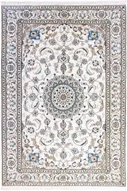 Nain Medallion Hand Knotted Wool 288x188 cm by Cyrus Rugs