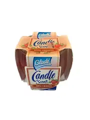 Vtg Glade Scents Apple Cinnamon Candle 4 oz 1997 NOS