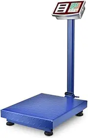 ZCBYBT Floor Weight Computing Scale Industrial Platform Scale Foldable Digital Large Platform Scale, for Postal Luggage Shipping Mailing,300kg