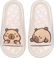 [XIXITIAO] Men's and Women's Capybara Slides,Cute Animal Capybara Slippers,Non Slip Quick Drying Shower Shoes,Summer Novelty Open Toe Slide
