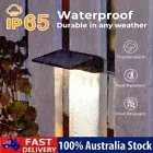 Outdoor Wall Decor LED Solar Fence Deck Light Waterproof Garden Pathway Lights