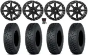 High Lifter HL10 14" Wheels Black 28" Tenacity XNR Tires Polaris Ranger XP 9/1K