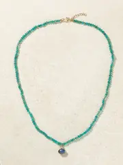[Andrea Fohrman] Andrea Fohrman - 14-karat Gold, Opal, Labradorite And Diamond Necklace - One size One size Gold