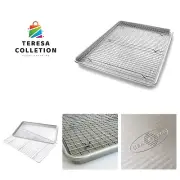 1607CR Bakeware Extra Large Sheet Baking Pan and Bakeable Nonstick Cooling Ra...