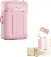 [Generic] Ear Piercing Cleaning Kit, Ear Piercing Hole Cleaner Floss Kit, with 180/240pcs Earrings Hole Cleaner Floss and 15ml Cleaning Solution (Rose 240pcs)