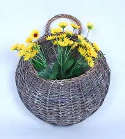 Beautiful Wall Hanging Basket,Planter, Wicker Basket,Swallow nest shape Basket