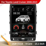 For Toyota Land Cruiser 2008-2015 15.1" Car Gps Radio Navigation System 2+32