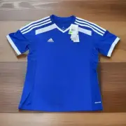 Adidas Womens Climacool Regista 14 Size M Cobalt Blue & White Soccer Jersey NWT