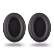 2-pack Headset Sponge Covers for Sony Wh-1000xm2 / Xm3 / Xm4 - Black Protein