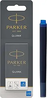 Parker Cartride Blue (washable) Pack of 5, with gift box