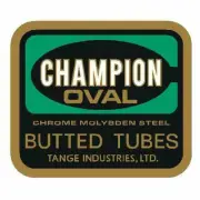 Tange - Oval tubes seat tube decal - old school bmx