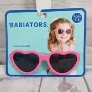 BABIATORS Sunglasses PAPARAZZI PINK Infant Toddler Ages 3-5 UV Protection NEW
