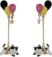 [Cherjoury] Stylish Shapes Balloon Earrings Multicolor Balloons Ear Studs Animal Themed Ear Pendant Jewelry for Cartoon Fans