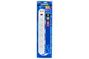 The Brute Power Co 6 Socket Powerboard - 2x USB + 1x Switch