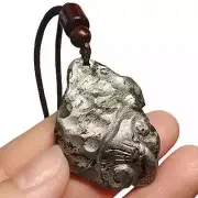 Muonionalusta meteorite Necklace pendant Hand carving pendant LK178
