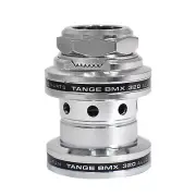 Tange MX320 Headsets Old School BMX 1" Threaded 32.7mm Cup , Super Polish Silver